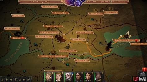 pathfinder kingmaker lake silverstep village.
